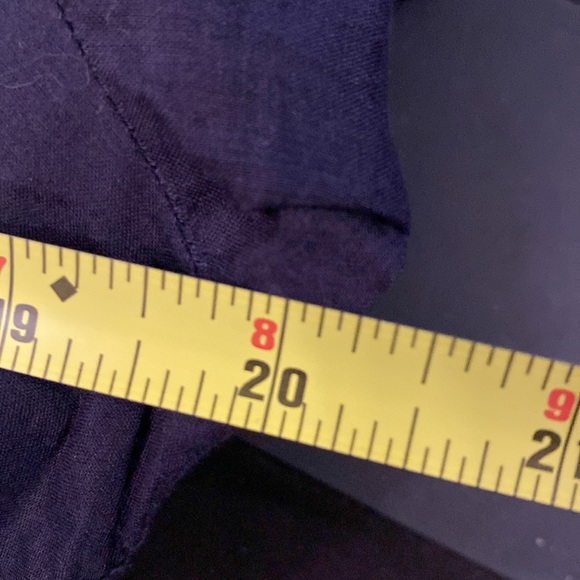 TORY BURCH - top: l/s navy 3/4 slv w silver sequin accents on neck & cuffs - 10 - Picture 7 of 16